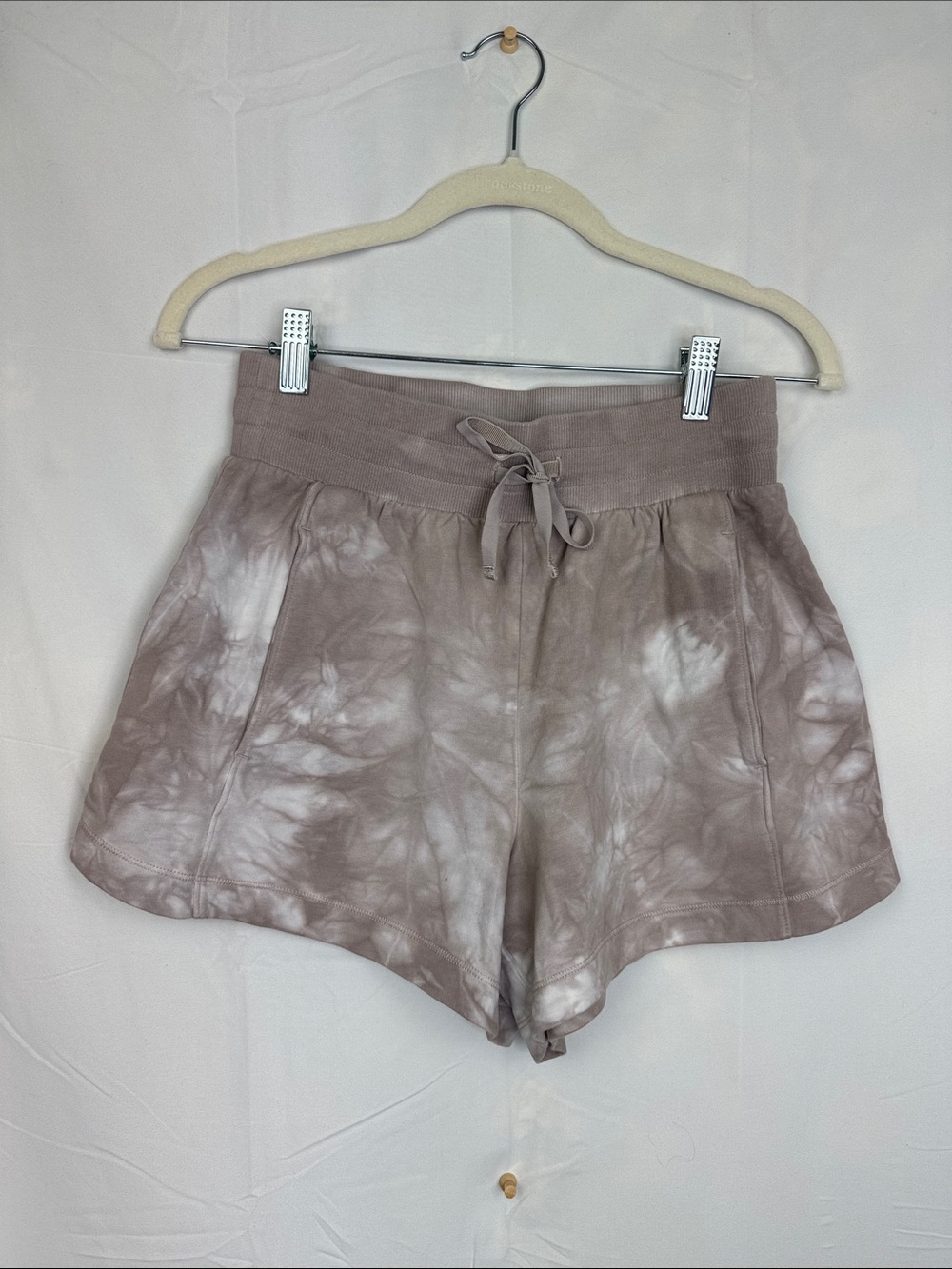 all in motion Taupe Tie-Dye Drawstring Athletic Shorts